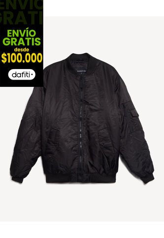 Chaqueta  Para Hombre Bomber Color Negro Marca Seven Seven #45080493 Seven Seven
