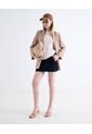 Falda Mini En Denim Oscuro  Para Mujer Negro Seven Seven de Seven Seven