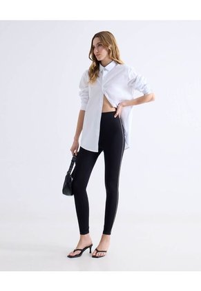 Leggins  Para Mujer Largo Color Negro Marca Seven Seven #28230622