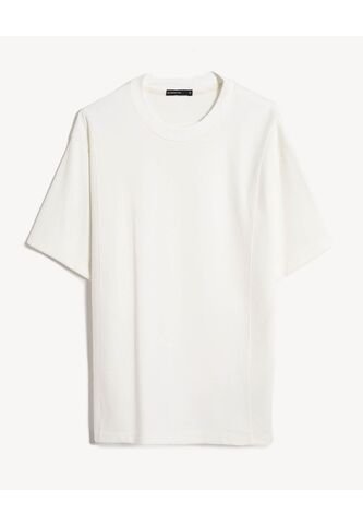 Camiseta  Para Hombre Manga Corta Cuello Redondo Color Marfil Marca Seven Seven #45092809 Seven Seven