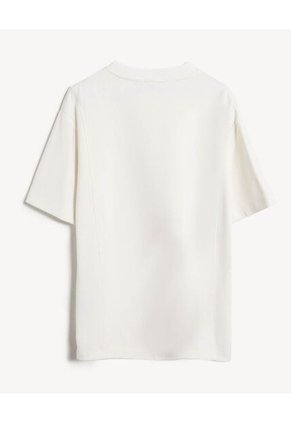 Camiseta  Para Hombre Manga Corta Cuello Redondo Color Marfil Marca Seven Seven #45092809