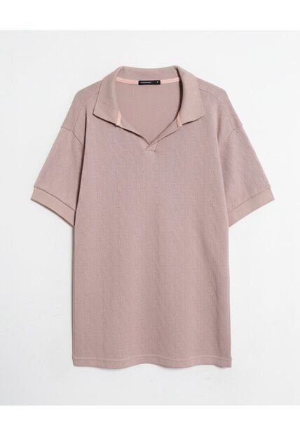 Polo  Para Hombre Cuello Tejido Sin Bolsillo Color Café Marca Seven Seven #45110960