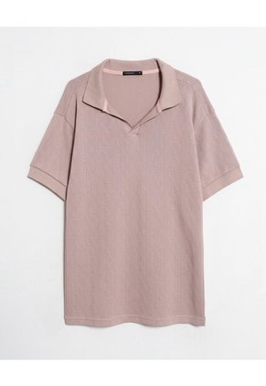 Polo  Para Hombre Cuello Tejido Sin Bolsillo Color Café Marca Seven Seven #45110960