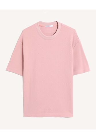 Camiseta  Para Hombre Manga Corta Cuello Redondo Color Rosa Marca Seven Seven #45092831 Seven Seven