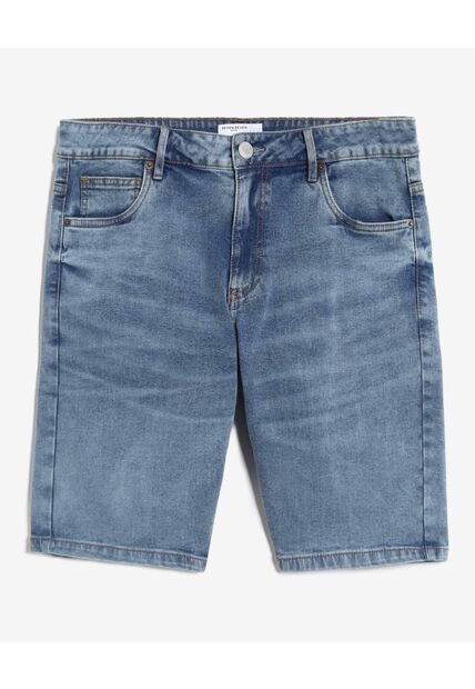 Bermuda  Para Hombre Slim Largo Color Azul Marca Seven Seven #45100726