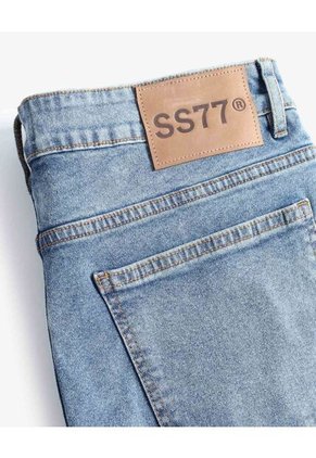 Bermuda  Para Hombre Slim Largo Color Azul Marca Seven Seven #45100726