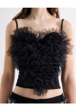 Blusa  Para Mujer Manga Sisa Color Negro Marca Seven Seven #28124160