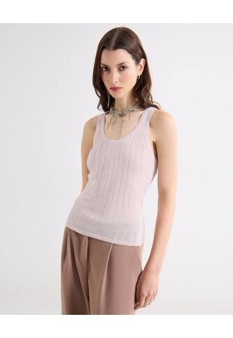 Camiseta  Para Mujer Manga Corta Cuello Redondo Color Rosa Marca Seven Seven #28096519 Seven Seven