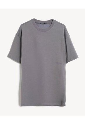Camiseta  Para Hombre Manga Corta Cuello Redondo Color Gris Marca Seven Seven #45092814