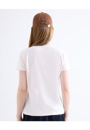 Camiseta  Para Mujer Manga Corta Cuello Redondo Color Rosa Marca Seven Seven #28096540