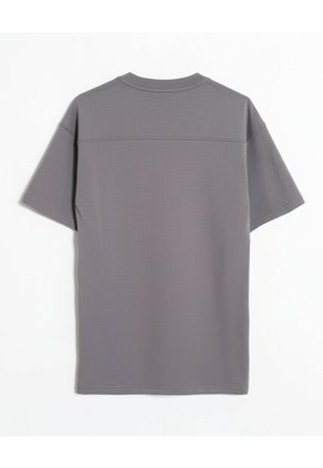 Camiseta  Para Hombre Manga Corta Cuello Redondo Color Gris Marca Seven Seven #45092814