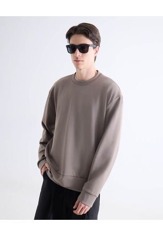 Buzo  Para Hombre Cuello Redondo Color Taupe Marca Seven Seven #45060733 Seven Seven