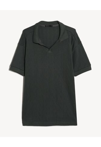 Polo  Para Hombre Cuello Tejido Sin Bolsillo Color Verde Marca Seven Seven #45110961 Seven Seven