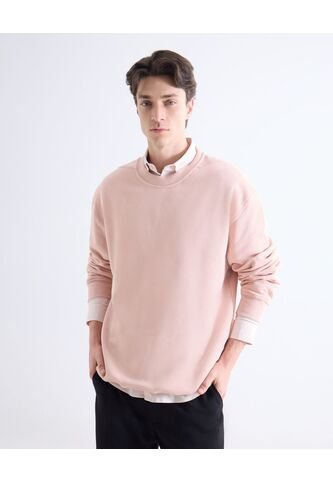 Buzo  Para Hombre Cuello Redondo Color Rosa Marca Seven Seven #45060730 Seven Seven