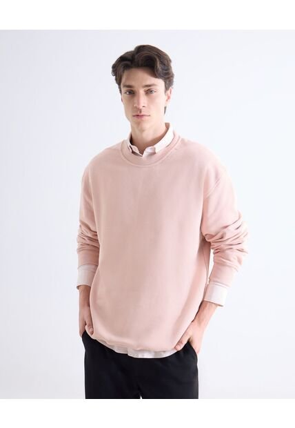 Buzo  Para Hombre Cuello Redondo Color Rosa Marca Seven Seven #45060730