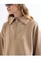 Buzo  Para Mujer Hoodie Color Camel Marca Seven Seven #28060465 de Seven Seven