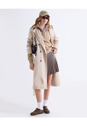 Buzo  Para Mujer Hoodie Color Camel Marca Seven Seven #28060465