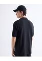 Polo  Para Hombre Cuello Tejido Sin Bolsillo Color Negro Marca Seven Seven #45110962 de Seven Seven
