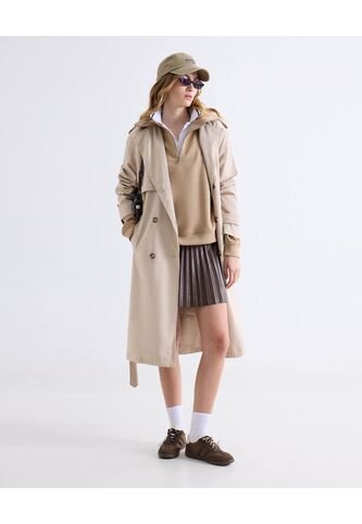 Falda  Para Mujer Corto Color Café Marca Seven Seven #28140970 Seven Seven