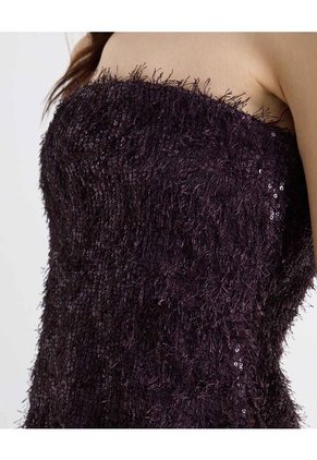 Blusa  Para Mujer Manga Sisa Color Negro Marca Seven Seven #28124141