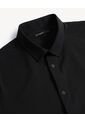Camisa  Para Hombre Manga Corta Sin Bolsillo Cuello Casual M Color Negro Marca Seven Seven #45012222 de Seven Seven
