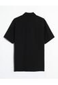 Camisa  Para Hombre Manga Corta Sin Bolsillo Cuello Casual M Color Negro Marca Seven Seven #45012222 de Seven Seven