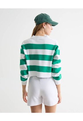 Saco Para Mujer Cuello Camisero Color Verde Marca Seven Seven #28330666