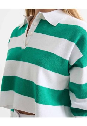 Saco Para Mujer Cuello Camisero Color Verde Marca Seven Seven #28330666