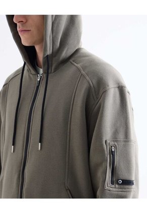 Buzo  Para Hombre Zipper Color Verde Marca Seven Seven #45060703