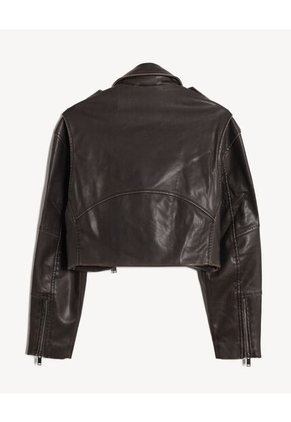 Chaqueta  Para Mujer Pu Color Café Marca Seven Seven #28081016