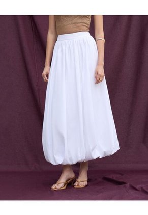 Falda  Para Mujer Largo Color Crudo Marca Seven Seven #28140986