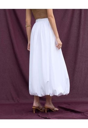 Falda  Para Mujer Largo Color Crudo Marca Seven Seven #28140986