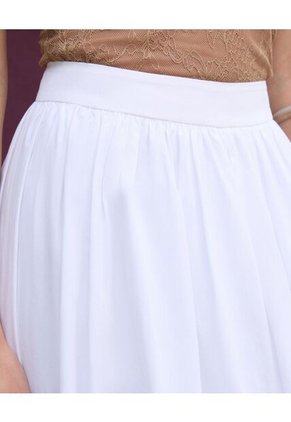 Falda  Para Mujer Largo Color Crudo Marca Seven Seven #28140986