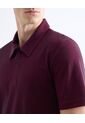 Polo  Para Hombre Cuello Maquina Sin Bolsillo Color Vino Marca Seven Seven #45110941 de Seven Seven