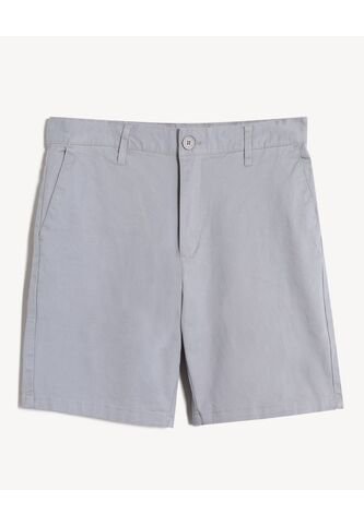 Bermuda  Para Hombre Regular Corto Color Gris Marca Seven Seven #45100755 Seven Seven