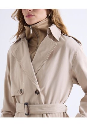 Chaqueta  Para Mujer Trench Color Beige Marca Seven Seven #28080992