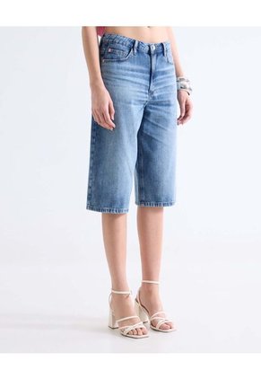 Short  Para Mujer Multiusos Plano Color Azul Marca Seven Seven #28191140