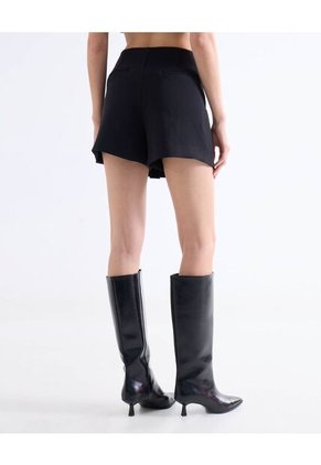 Short  Para Mujer Multiusos Plano Color Negro Marca Seven Seven #28191128