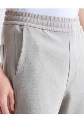 Bermuda Regular Encauchada  Para Hombre Gris Seven Seven