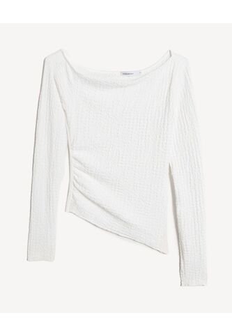 Camiseta  Para Mujer Manga Larga Moda Color Hueso Marca Seven Seven #28096632 Seven Seven