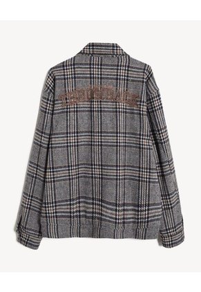 Chaqueta  Para Hombre Bomber Color Gris Marca Seven Seven #45080507