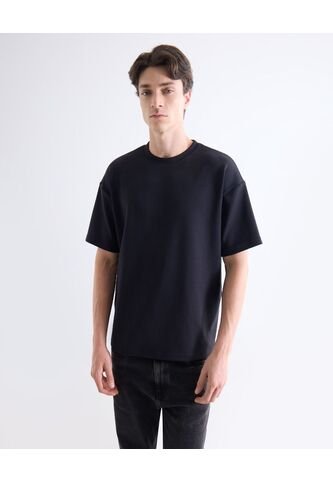 Camiseta  Para Hombre Manga Corta Cuello Redondo Color Negro Marca Seven Seven #45092872 Seven Seven