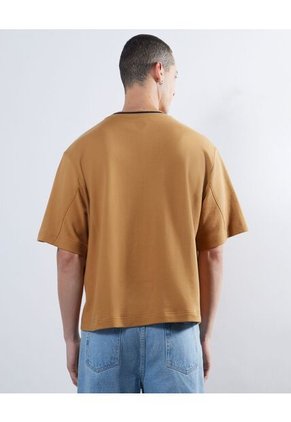 Camiseta Para Hombre Manga Corta Color Amarillo Marca Seven Seven #45092581