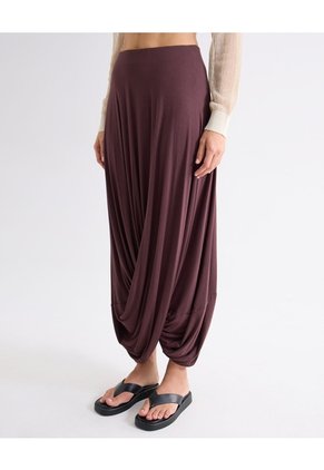 Camisa De Manga Corta Con Bolsillos   Para Mujer Vino Seven Seven