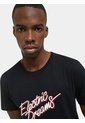 Camiseta Para Hombre Manga Corta Color Negro Marca Seven Seven #45092005 de Seven Seven