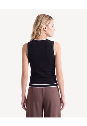 Boxer Corto Estampado   Para Mujer Negro Seven Seven