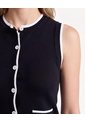 Boxer Corto Estampado   Para Mujer Negro Seven Seven de Seven Seven