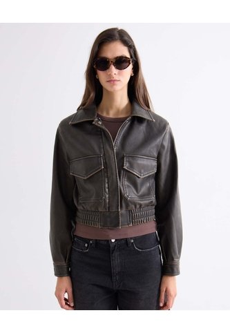 Jeans Culotte Con Costuras Frontales   Para Mujer Café Seven Seven Seven Seven