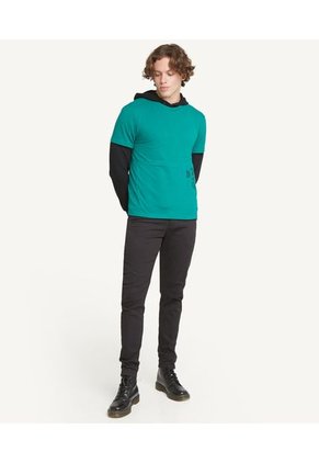 Camiseta Para Hombre Manga Corta Color Verde  Marca Seven Seven #45092049