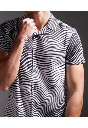 Camisa Para Hombre Manga Corta  Color Negro Marca Seven Seven #45011929
